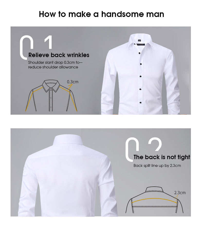 Men's Stretch Long-Sleeve Shirt