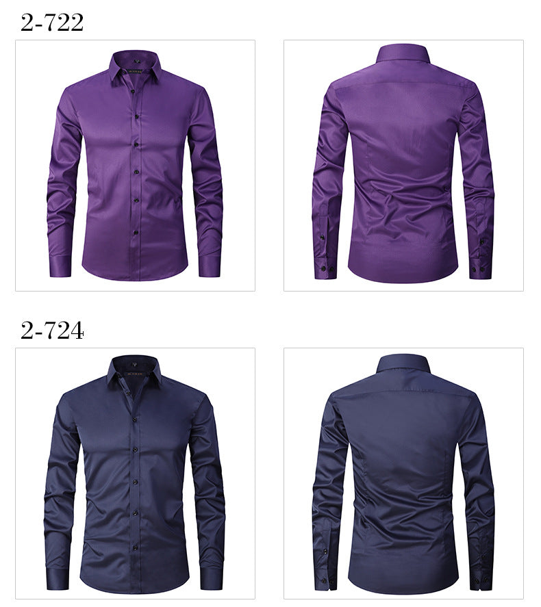 Men's Stretch Long-Sleeve Shirt