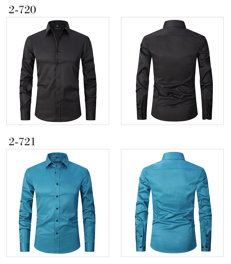 Men's Stretch Long-Sleeve Shirt