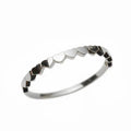 Heart Shape Plain Band Ring for Women Minimalist Office Style Daily Wear Fashion Accessories
