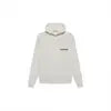 Unisex Oversized Black Hooded Sweatshirt Stripe Pants Casual Winter Outfit 100% Cotton French Terry Anti-Wrinkle Pocket