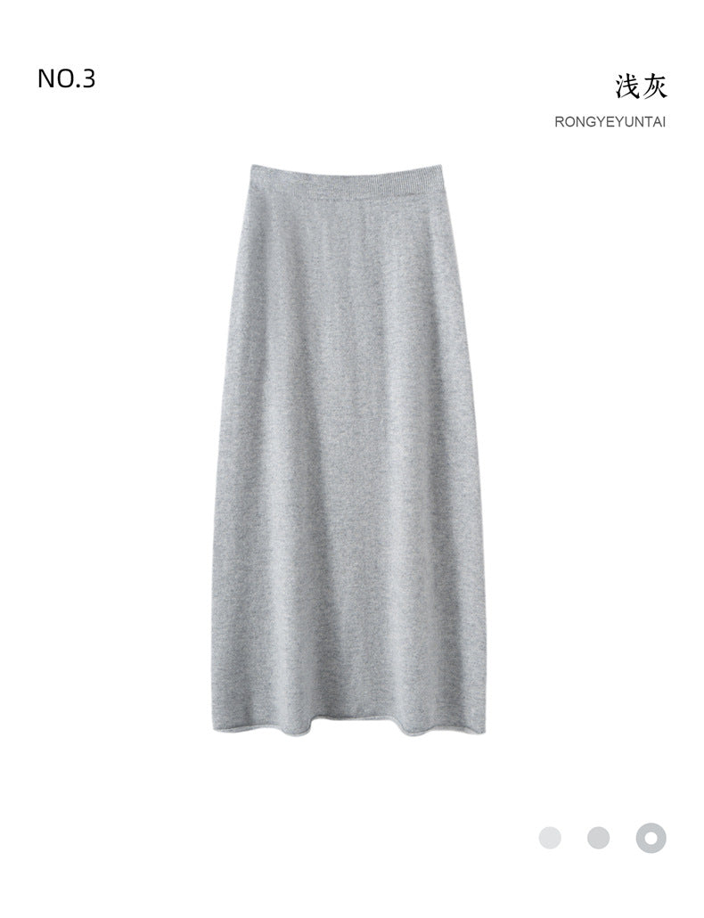 Women’s Pure Cashmere Midi Skirt