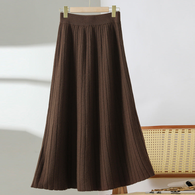 Women’s Wool Pleated Skirt