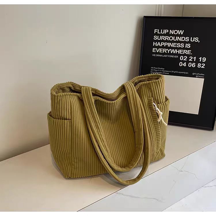 Corduroy Tote Bag