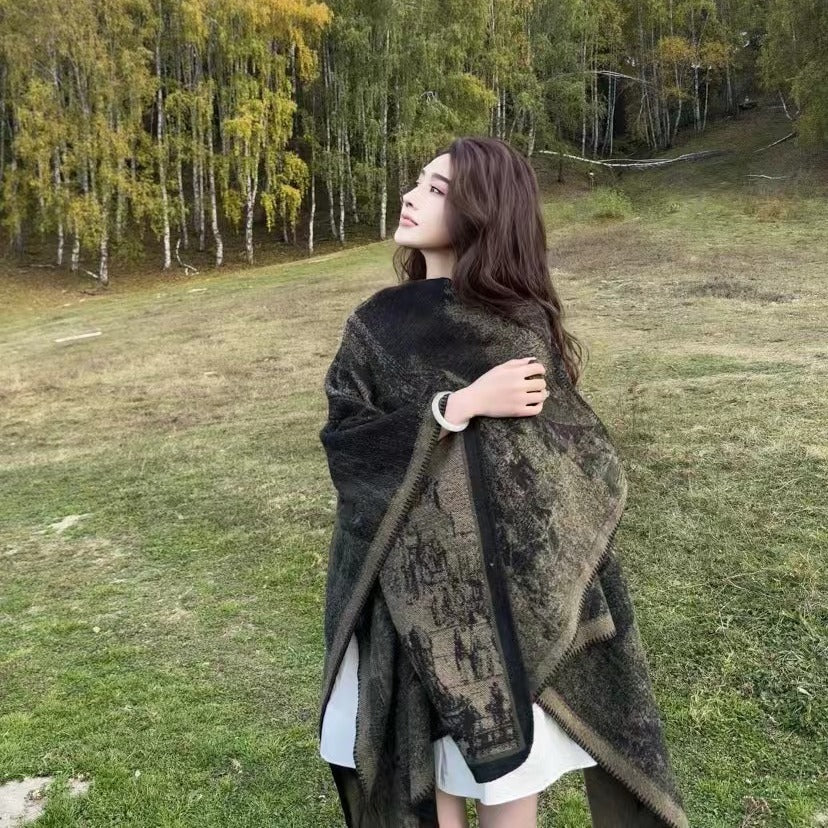 Soft Knit Wrap Shawl