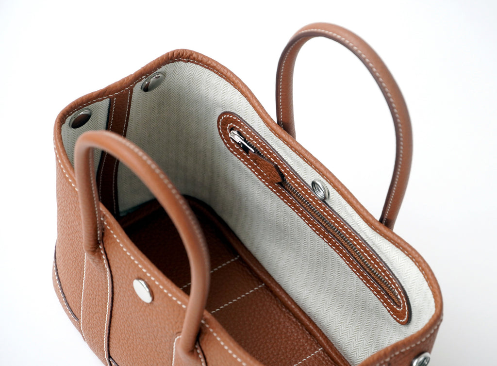 Mini Garden Genuine Leather Handbag