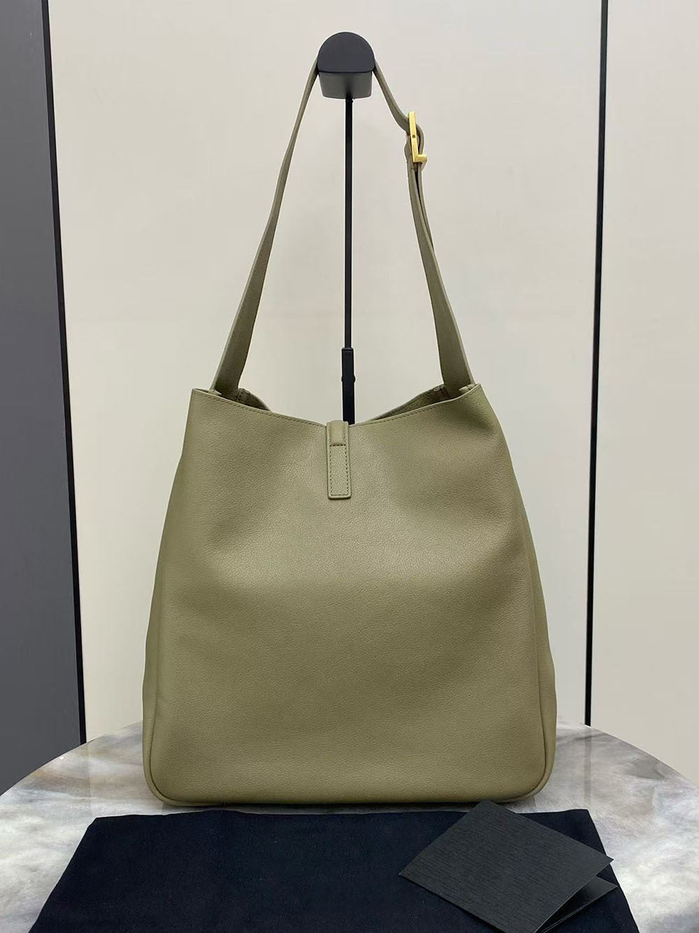 Genuine Leather Hobo Shoulder Bag