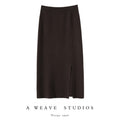 Women’s Cashmere-Style High-Waist Skirt