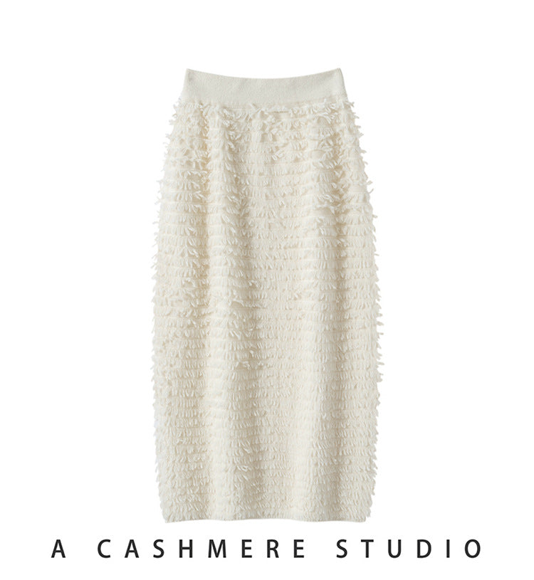Women’s Cashmere-Style Knit Skirt