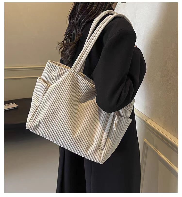 Corduroy Tote Bag