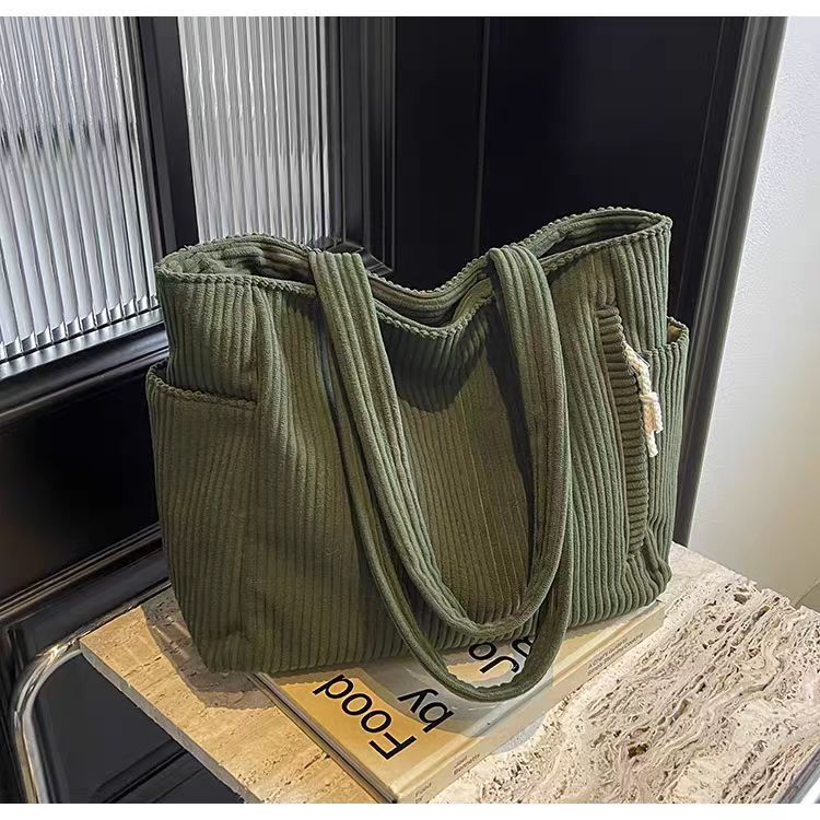 Corduroy Tote Bag