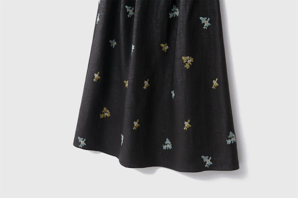 Women’s Mulberry Silk Embroidered Skirt