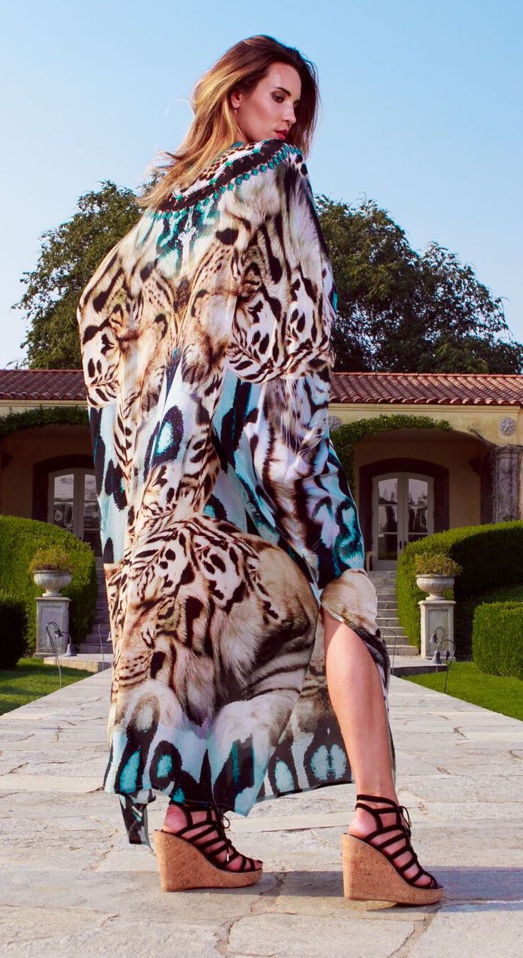 Printed Beach Cover-Up