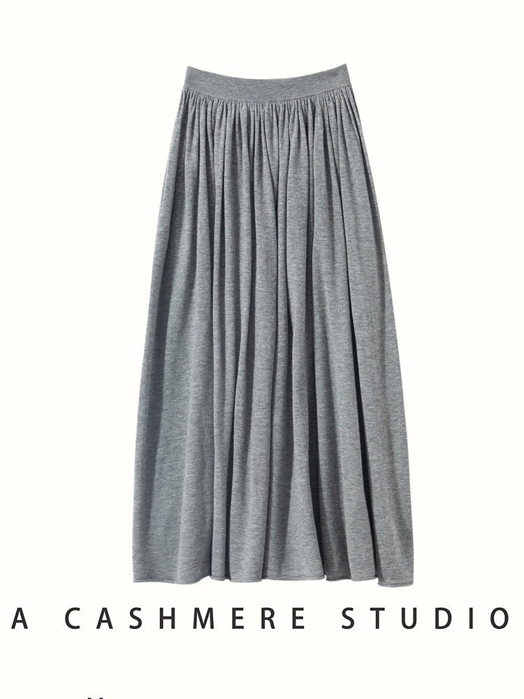 Women’s Cashmere-Style Straight Skirt
