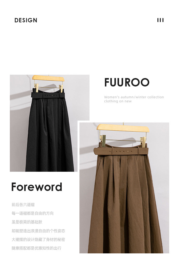 Women’s Pleated A-Line Skirt