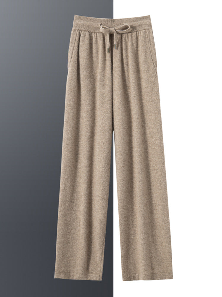 Men’s 100% Cashmere Straight-Leg Pants