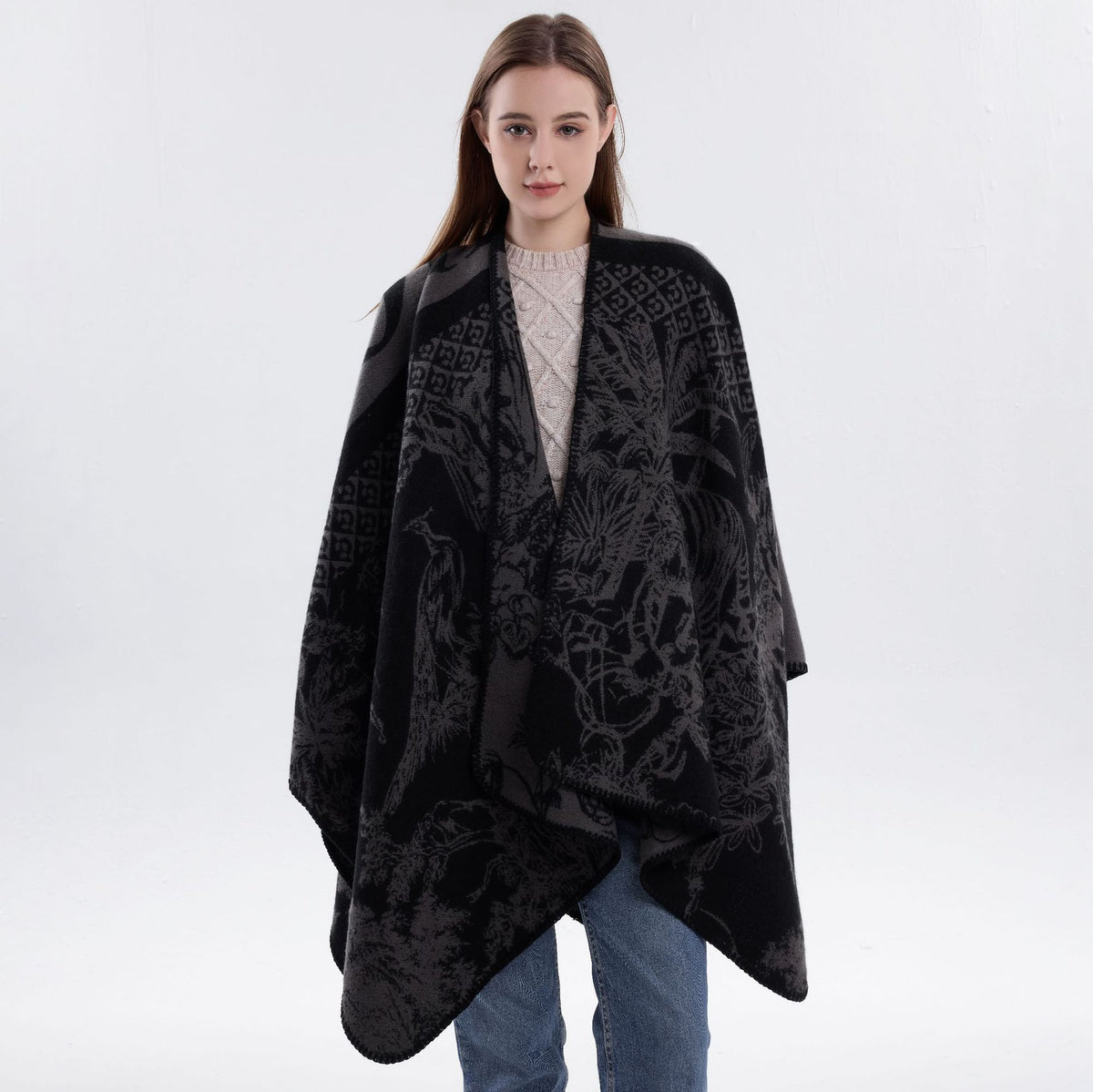 Soft Knit Wrap Shawl