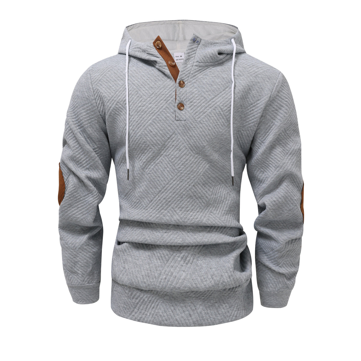 Men's Jacquard Hooded Sweatshirt