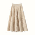 Women’s Cashmere A-Line Midi Skirt