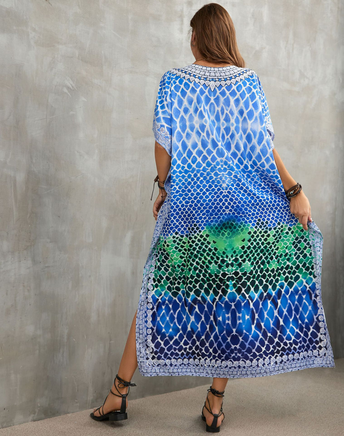 Printed Beach Cover-Up