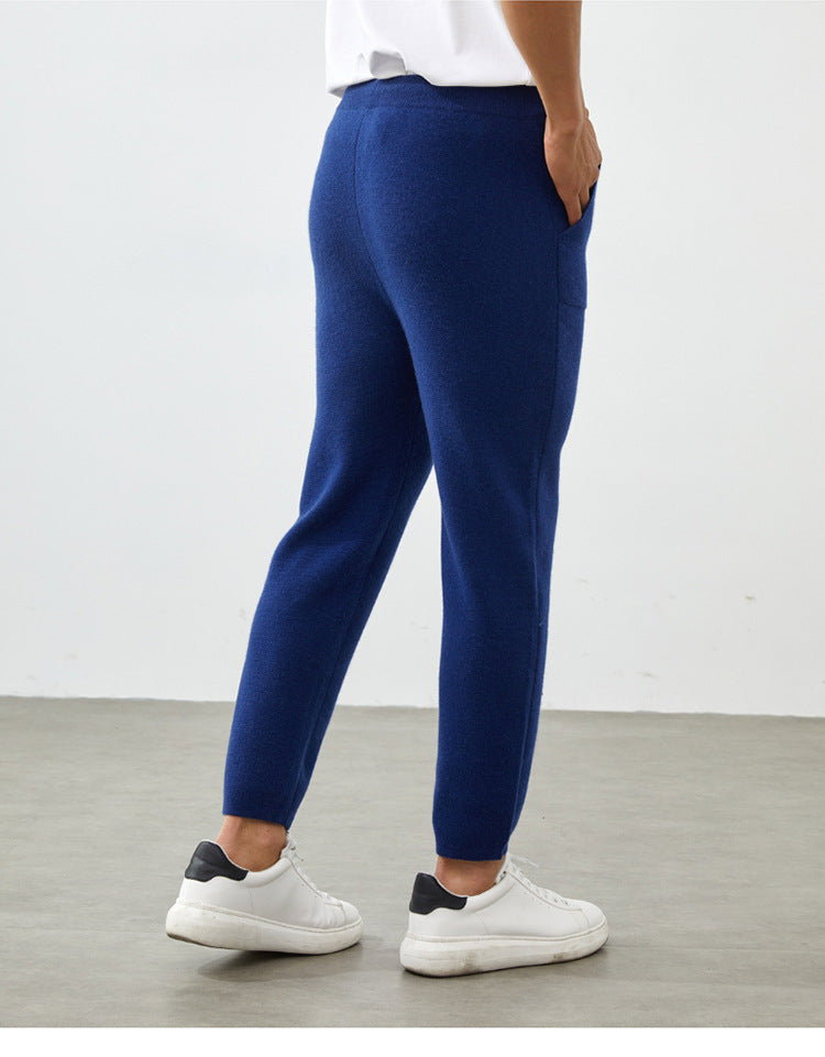 Men’s Cashmere-Wool Straight-Leg Pants