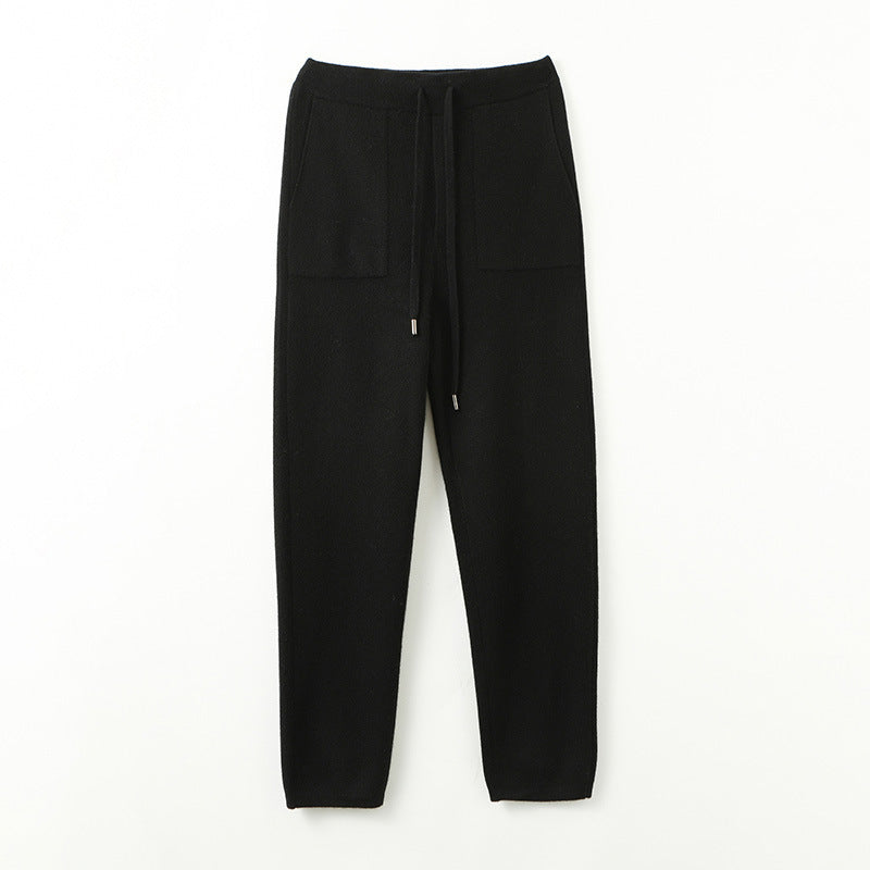 Men’s Cashmere-Wool Straight-Leg Pants