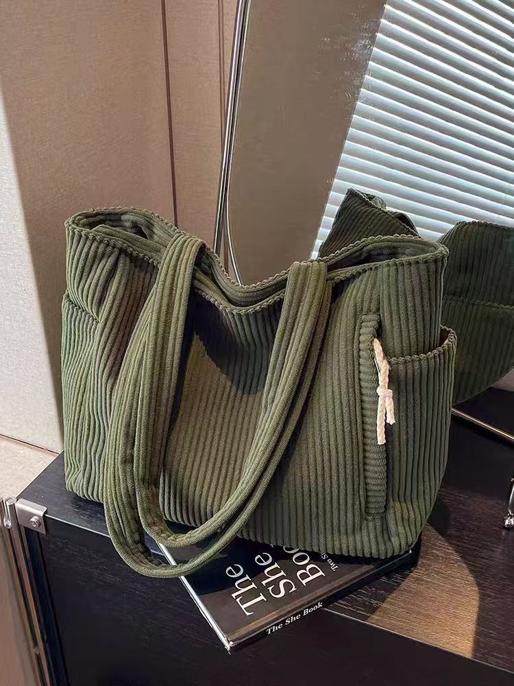 Corduroy Tote Bag
