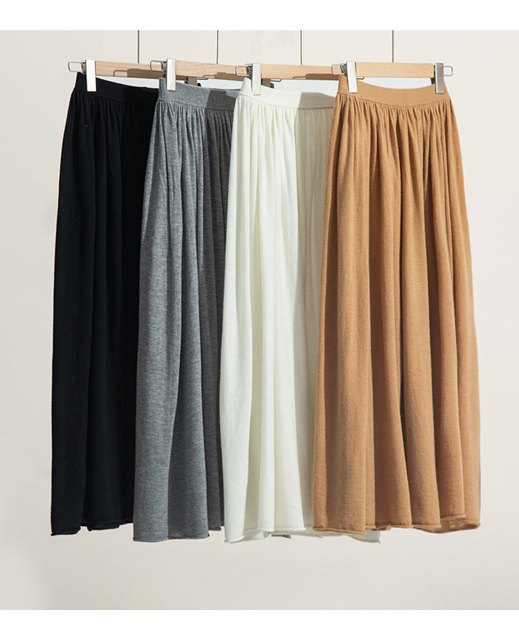 Women’s Cashmere-Style Straight Skirt
