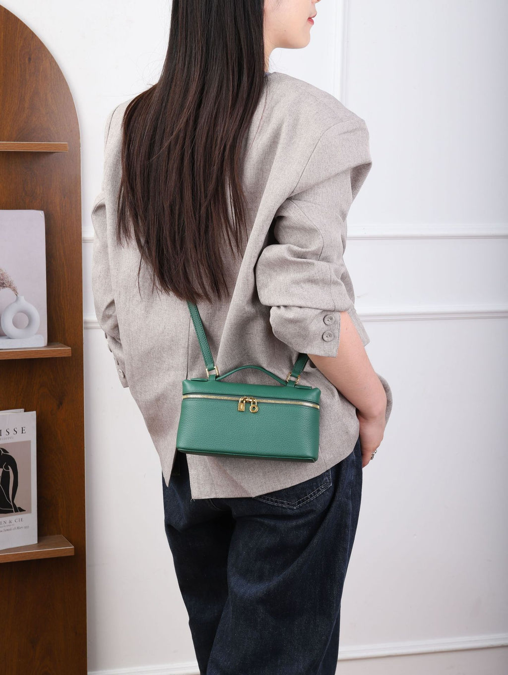 Genuine Leather Crossbody Bag