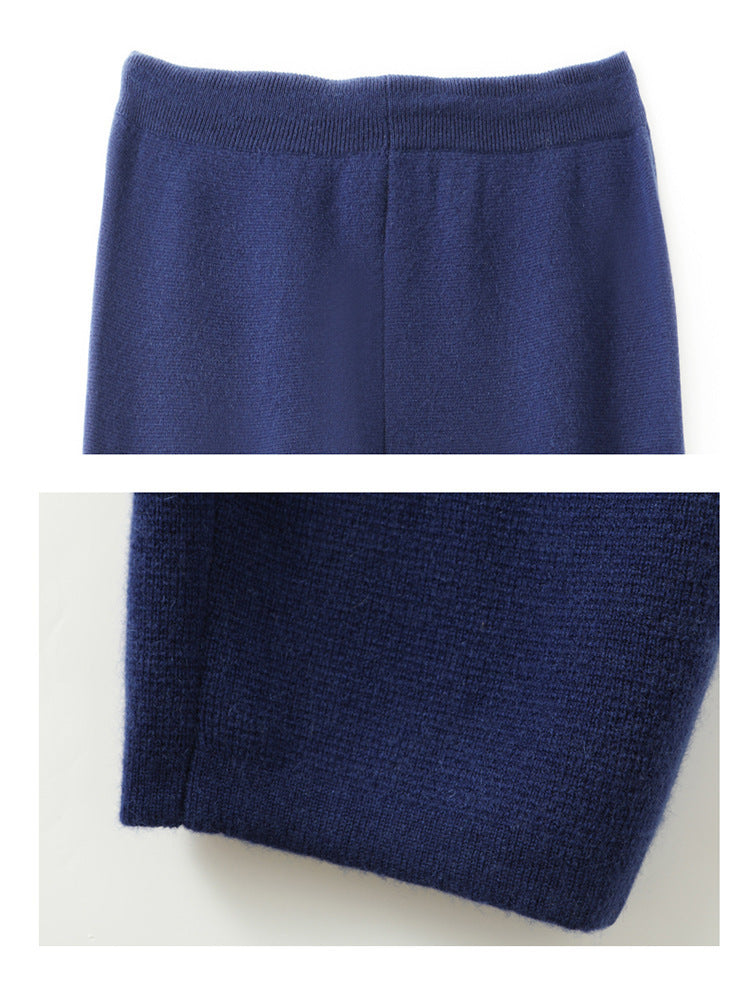 Men’s Cashmere-Wool Straight-Leg Pants