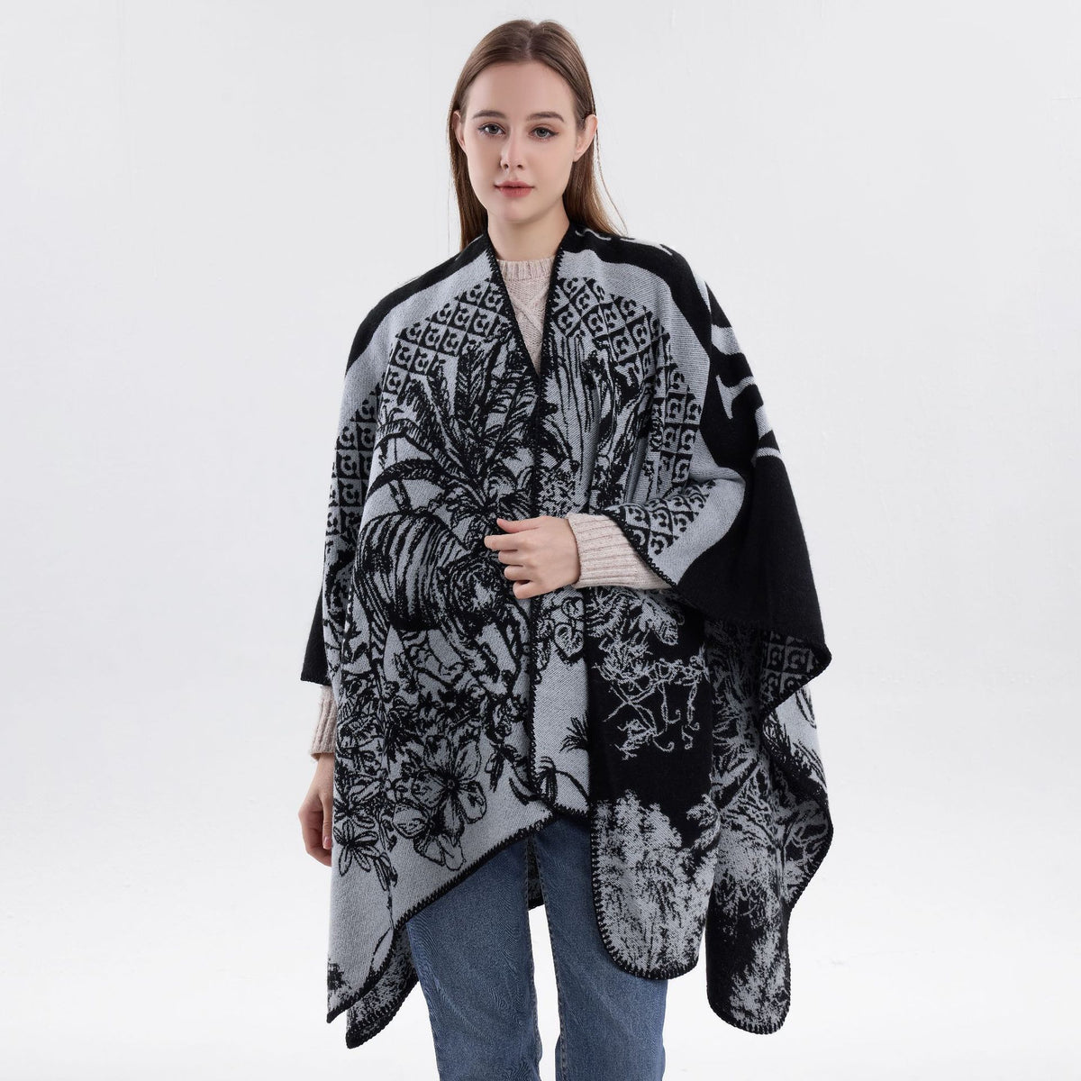 Soft Knit Wrap Shawl