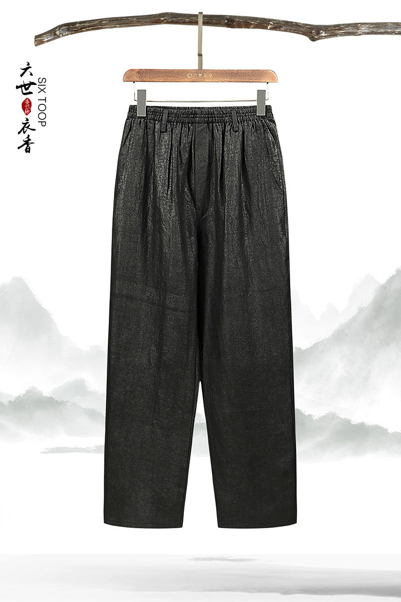 Men’s Mulberry Silk Trousers