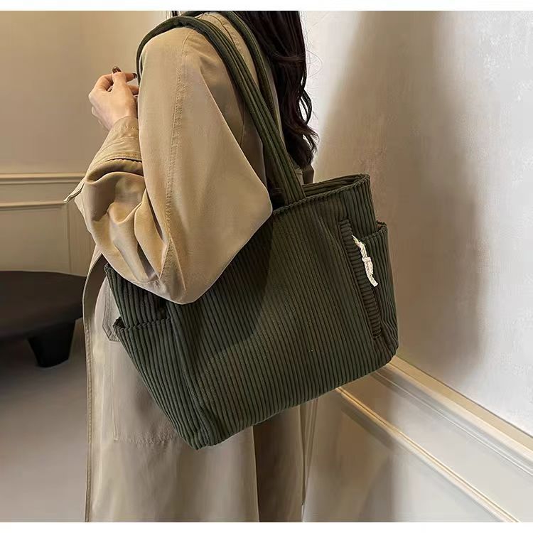 Corduroy Tote Bag