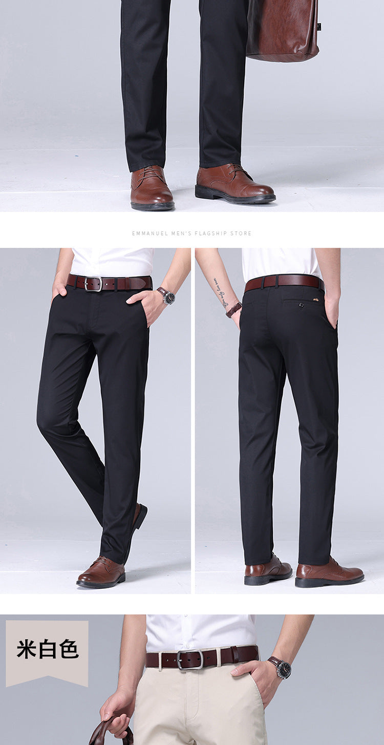 Men’s Casual Straight-Leg Pants