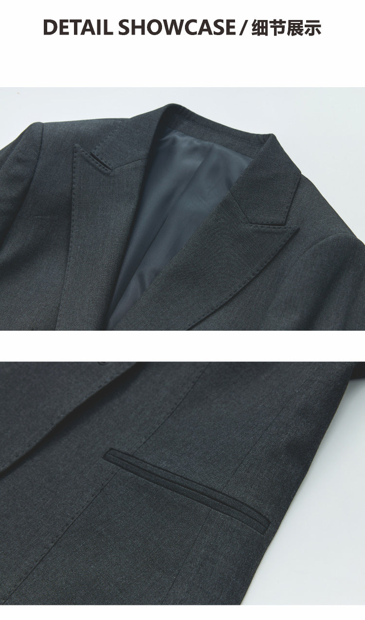 Women's Business Formal Suit, Antibacterial and Anti-Wrinkle Jacket, High-End Bank Workplace Summer Style High-End Work Clothes