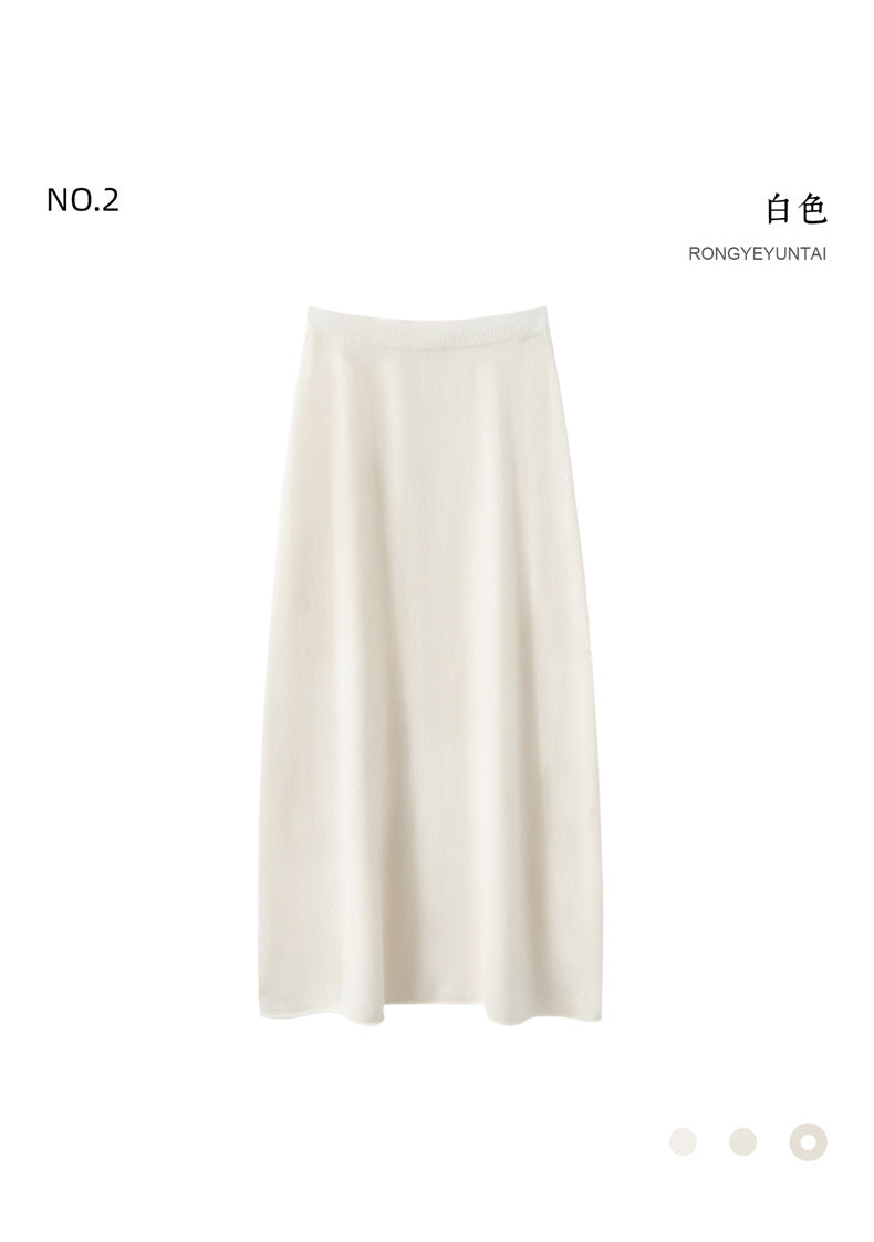 Women’s Pure Cashmere Midi Skirt