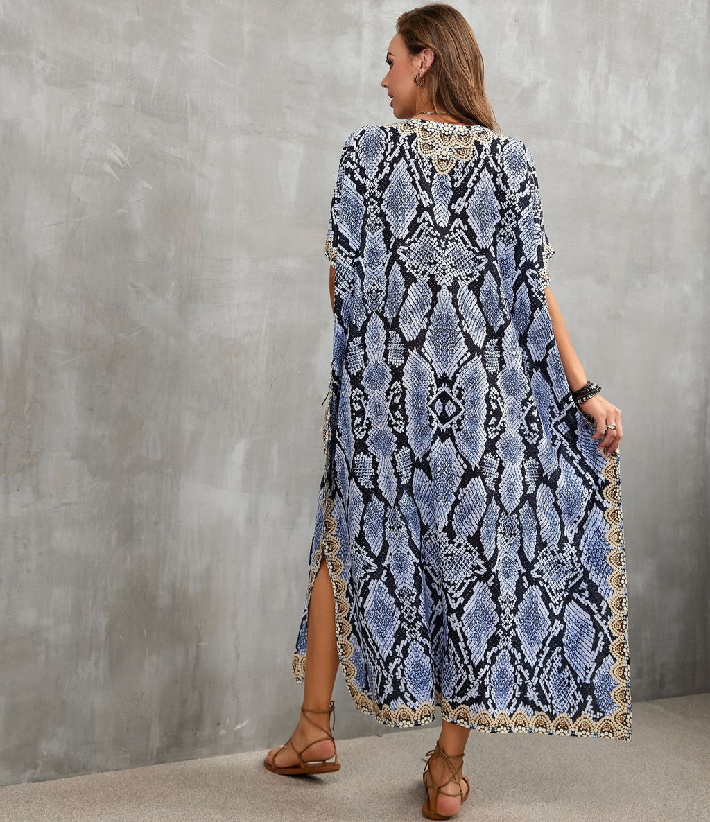 Printed Beach Cover-Up