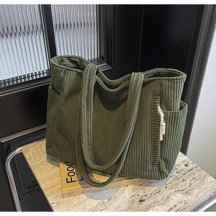 Corduroy Tote Bag