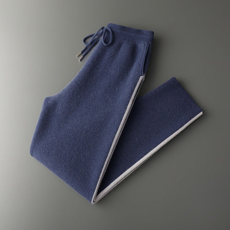 Men’s Cashmere-Style Knit Pants