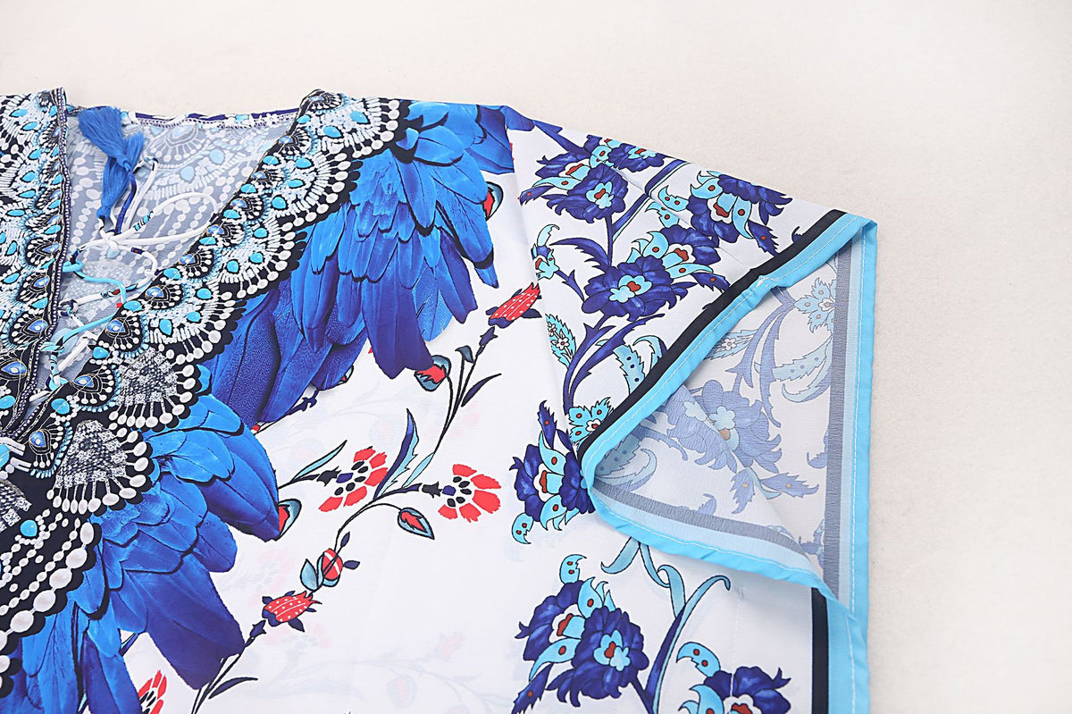 Printed Beach Cover-Up