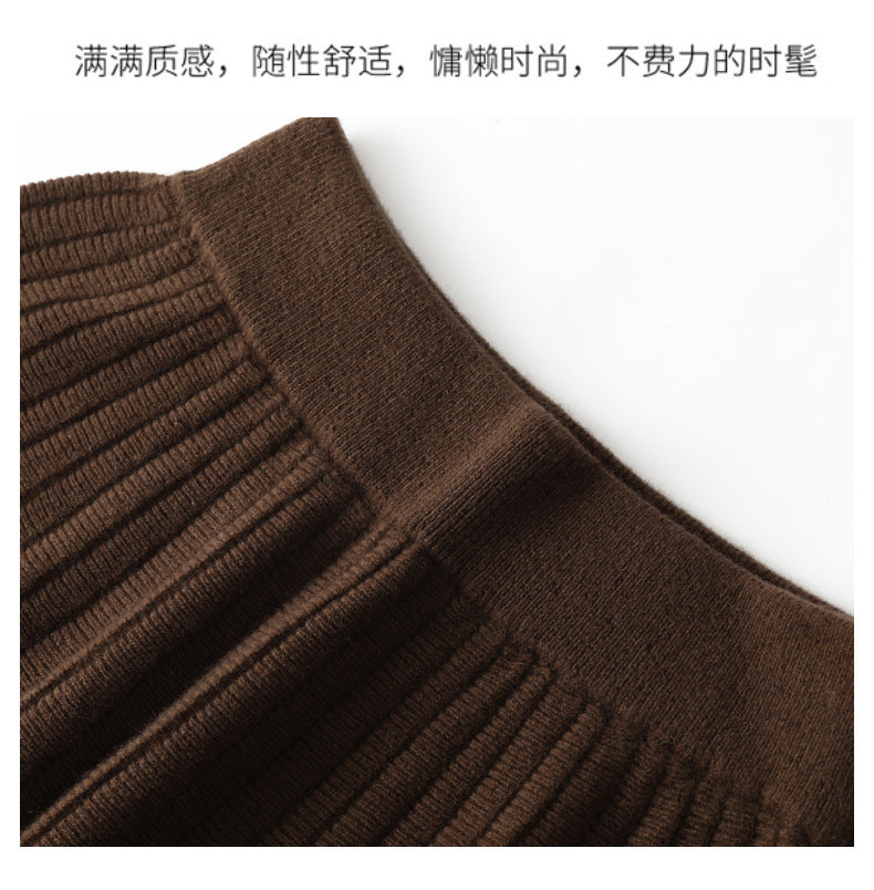 Women’s Wool Pleated Skirt