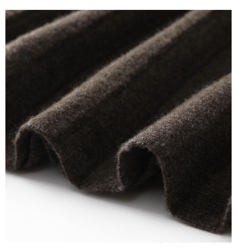 Women’s Wool Pleated Skirt