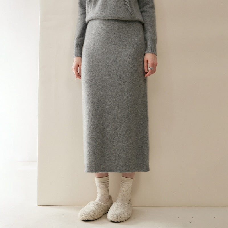Women’s Pure Cashmere Midi Skirt