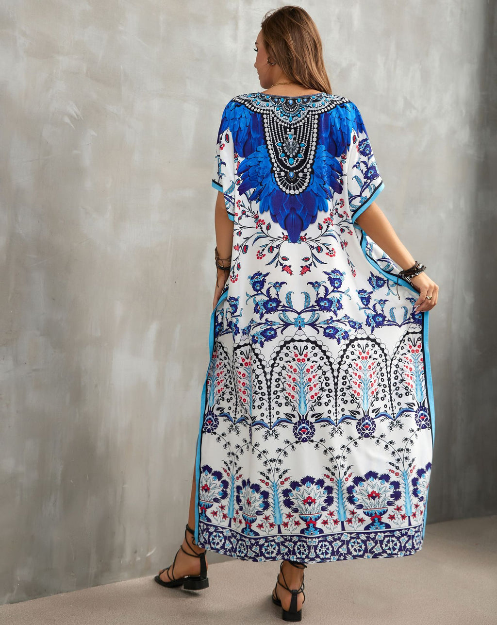 Printed Beach Cover-Up