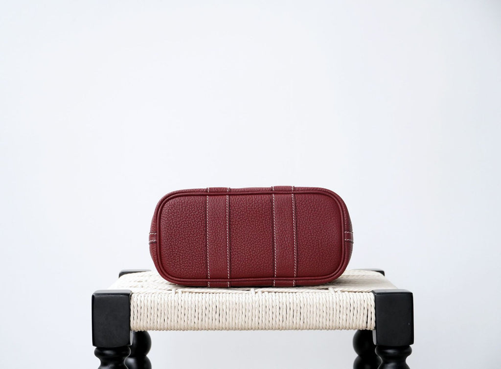 Mini Garden Genuine Leather Handbag