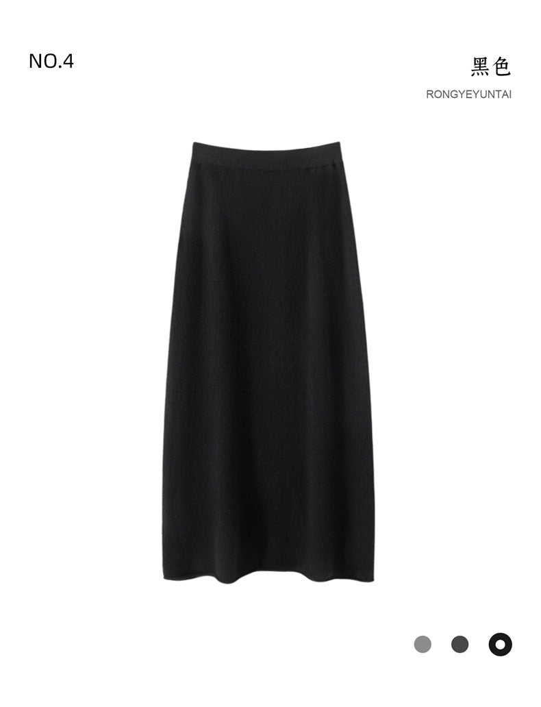 Women’s Pure Cashmere Midi Skirt