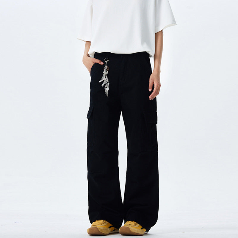 Vintage Wide-Leg Utility Pants