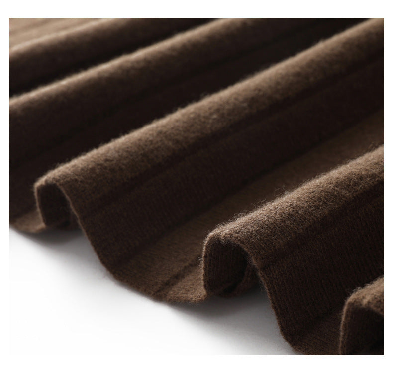 Women’s Wool Pleated Skirt