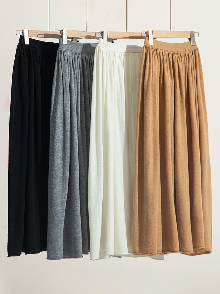 Women’s Cashmere-Style Straight Skirt
