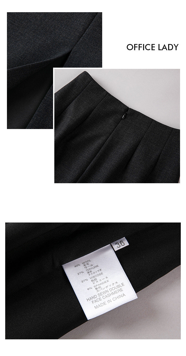 Women’s Wool Midi Skirt